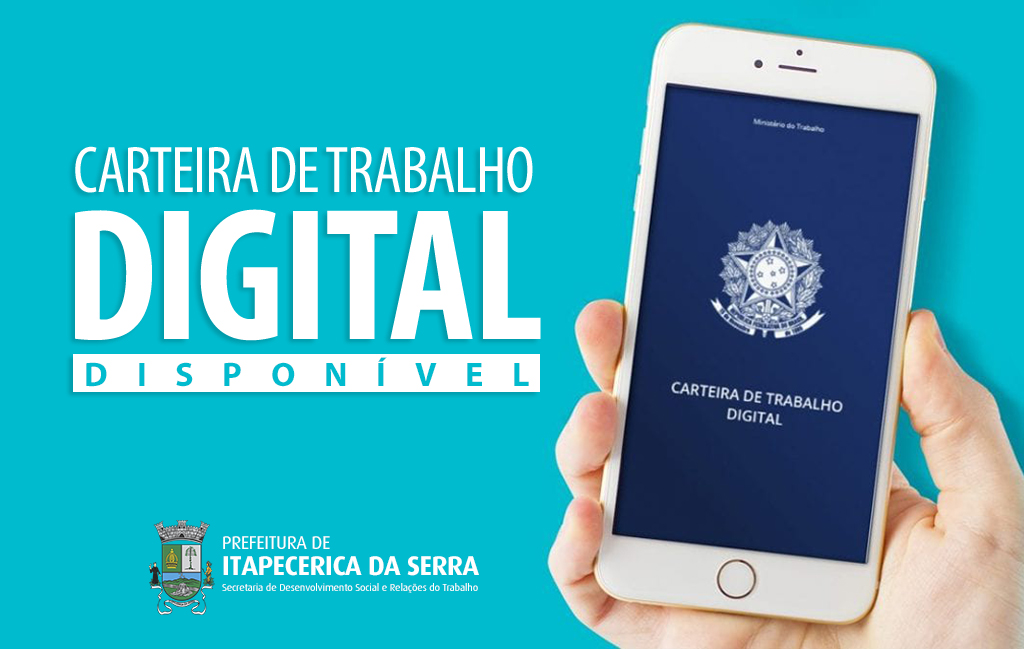 Cartilha explica passo a passo como obter a Carteira de Trabalho no formato digital