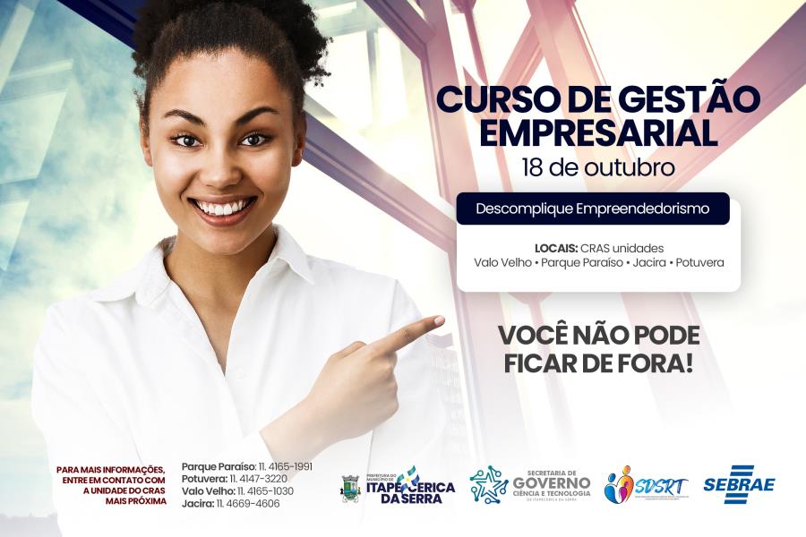 Em parceria com a Prefeitura, Sebrae abre inscrição gratuita para o curso  Descomplique, Notícias