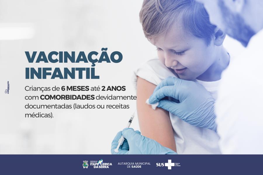 COVID-19: 17 de novembro Saúde inicia a vacinação infantil para menores de 3 anos, conforme cronograma