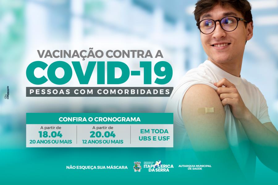 De forma escalonada, nesta terça-feira começa a vacinação com bivalente contra a Covid-19 para 20+ com comorbidades