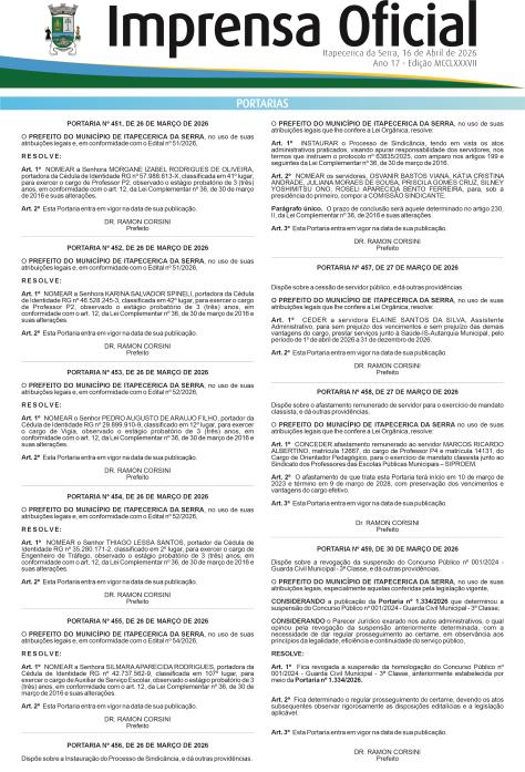 Imprensa Oficial 1287