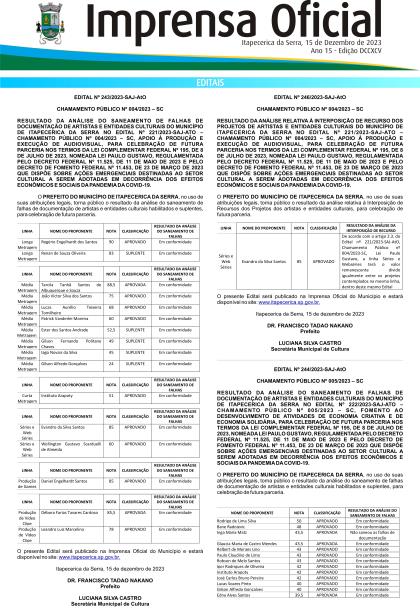 Imprensa Oficial 795
