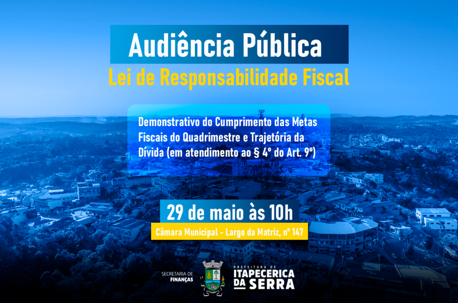 Audiência Pública - Lei de Responsabilidade Fiscal