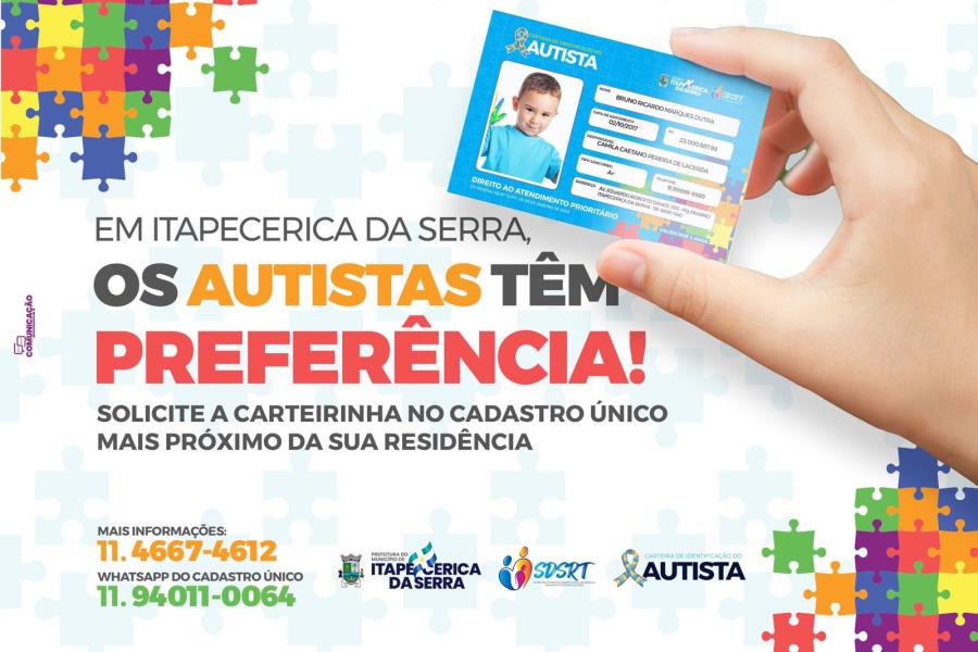 Em Itapecerica da Serra os autistas também têm preferência