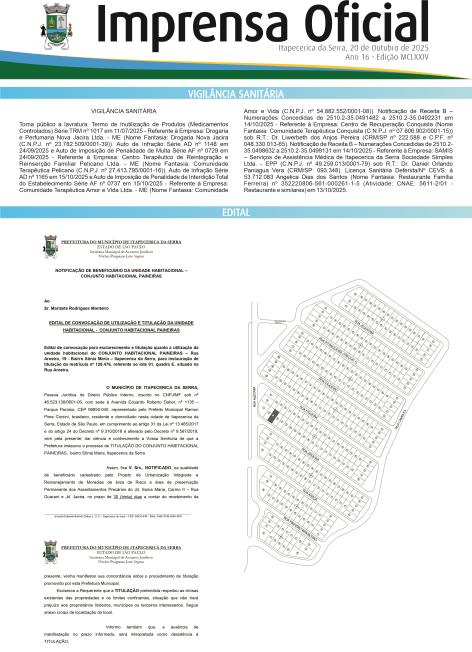 Imprensa Oficial 1174
