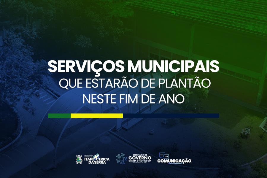 Órgãos públicos municipais: confira o que abre e o que fecha no Natal e Ano Novo