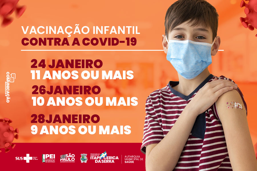 A Autarquia Municipal de Saúde divulga o início do Calendário de vacinação infantil