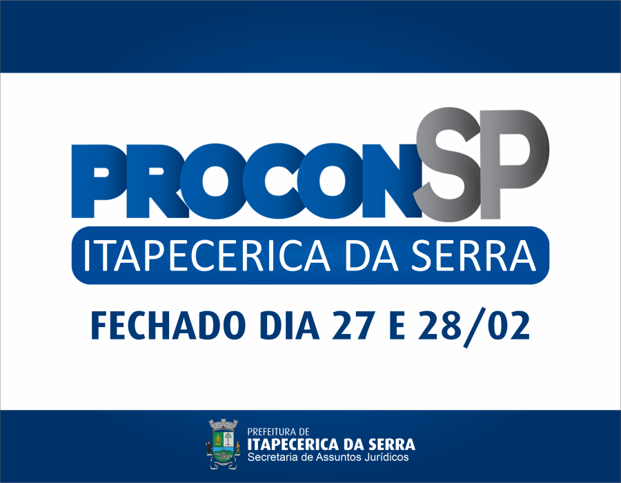 PROCON estará fechado para dedetização