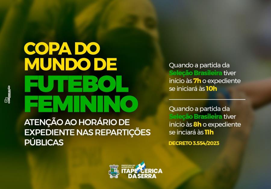 Futebol feminino poderá ser visto por funcionários da prefeitura