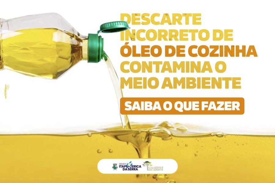 Prefeitura de Itapecerica da Serra agora é ponto de coleta de óleo de cozinha