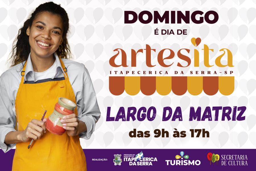 Domingo é dia de Artesita no Largo da Matriz
