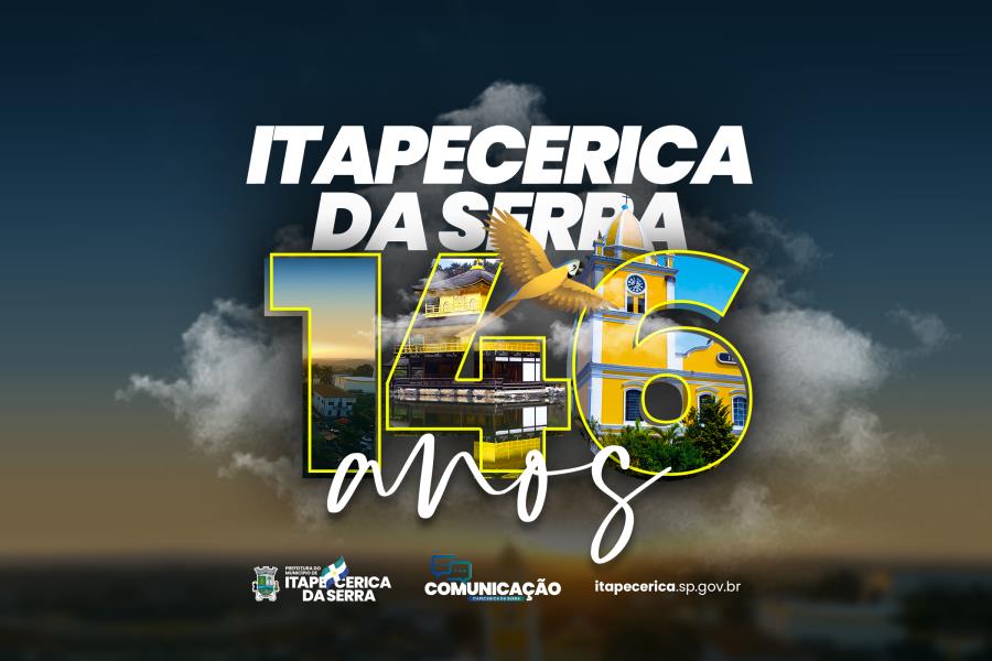 Prefeitura divulga Calendário de Eventos dos 146 anos de Itapecerica da Serra