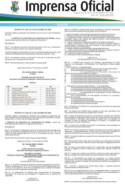 Imprensa Oficial 1176