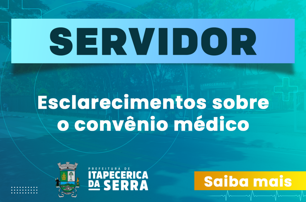 ESCLARECIMENTO SOBRE CONVÊNIO MÉDICO
