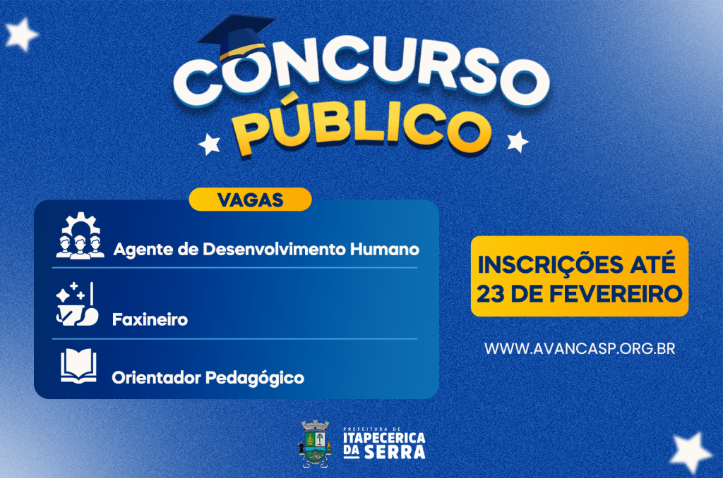 CONCURSO PÚBLICO 01/2026