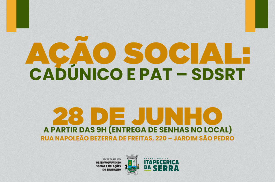 CadÚnico e PAT realizam ação no Jardim São Pedro dia 28 de junho