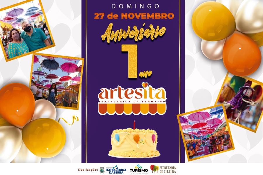 A Artesita comemora seu 1º aniversário neste domingo