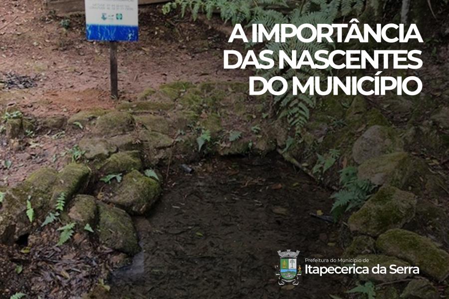 A importância de preservar as nascentes do município