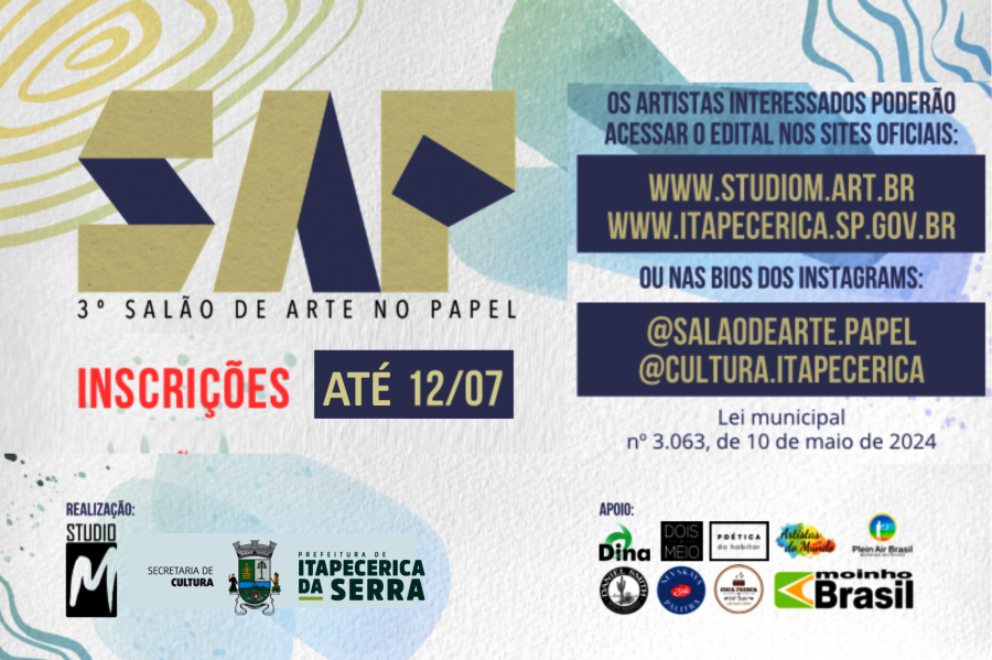 3º Salão de Arte no Papel abre inscrições