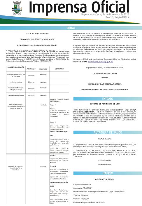 Imprensa Oficial 1195