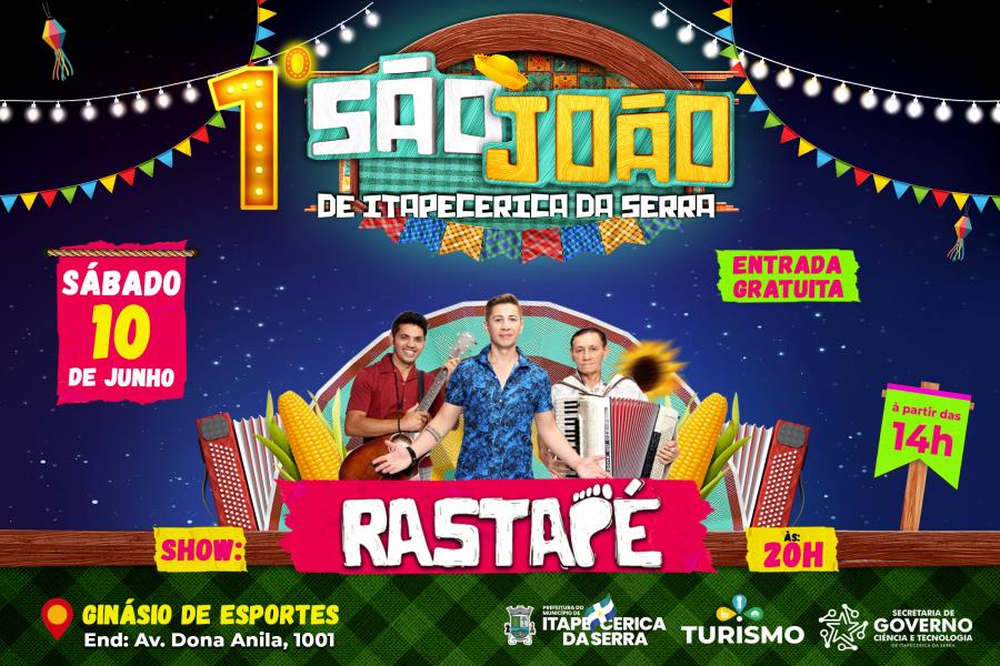 1º São João de Itapecerica da Serra: Evento acontece no próximo dia 10 de junho