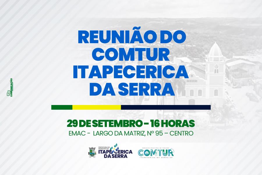 Conselho Municipal de Turismo se reúne nesta sexta-feira