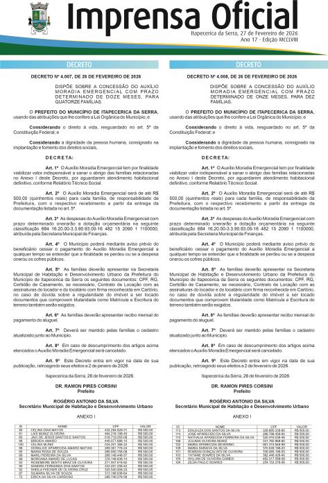 Imprensa Oficial 1258