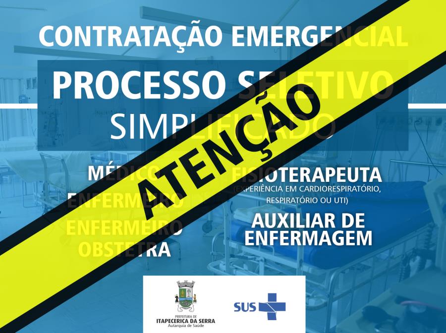 Atenção: problemas no banco de dados de inscrições do Processo Seletivo