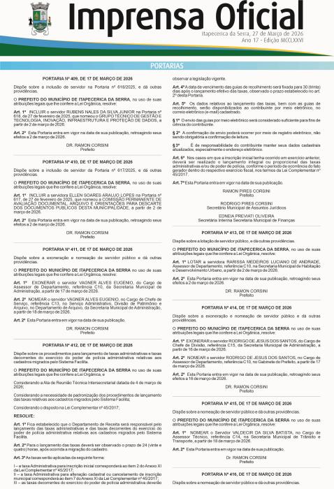 Imprensa Oficial 1276