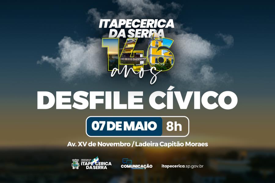 Desfile Cívico: Evento volta a fazer parte do calendário de aniversário da cidade