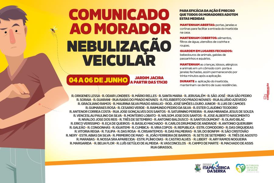 Atenção moradores do Jardim Jacira