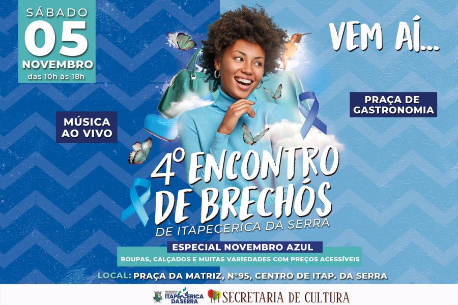 4º Encontro de Brechós acontece no próximo dia 5 de novembro