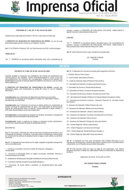 Imprensa Oficial 1116