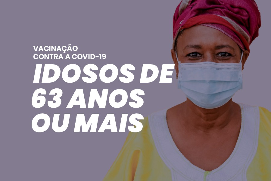Munícipes com idade a partir de 63 anos já podem ser vacinados contra a Covid-19 em Itapecerica da Serra