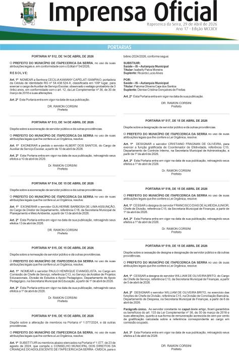 Imprensa Oficial 1295