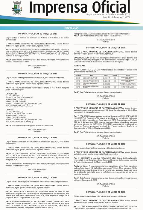Imprensa Oficial 1277