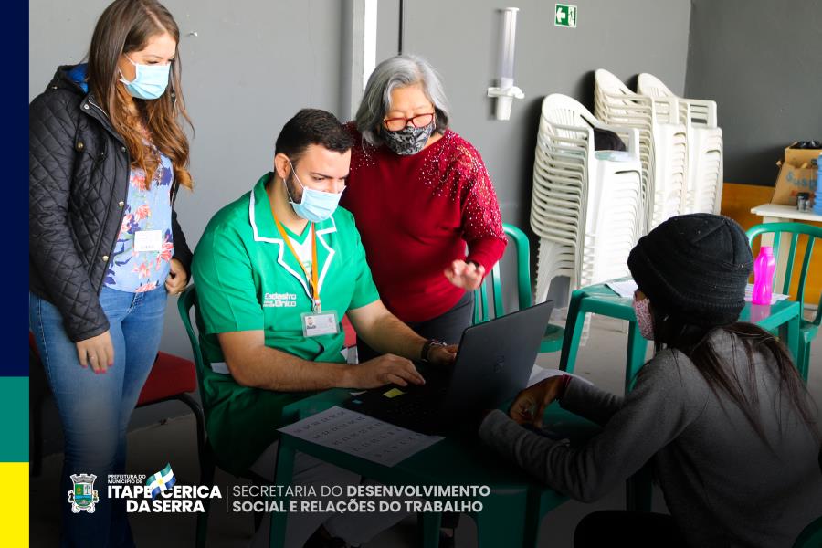 Idemori recebe ação especial de cadastramento em programas sociais