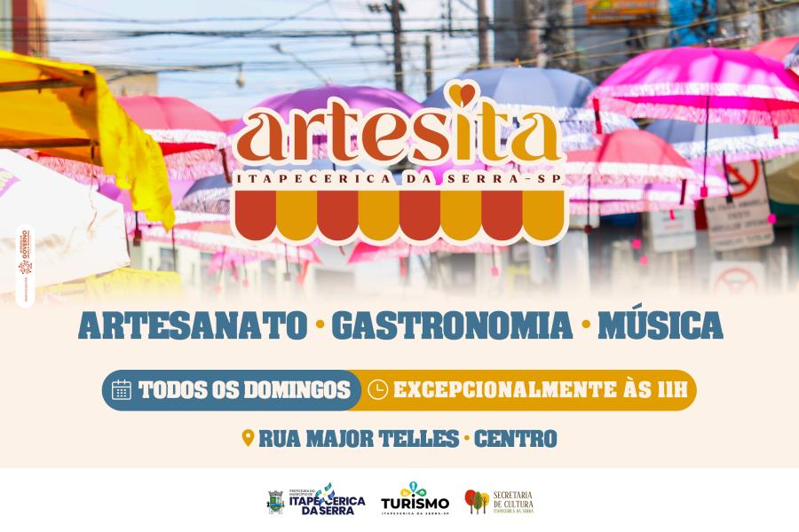 Domingo (02/10) tem Artesita!