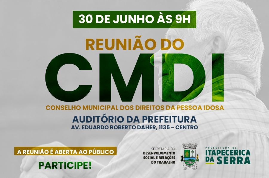 CMDI realiza reunião no dia 30 de junho