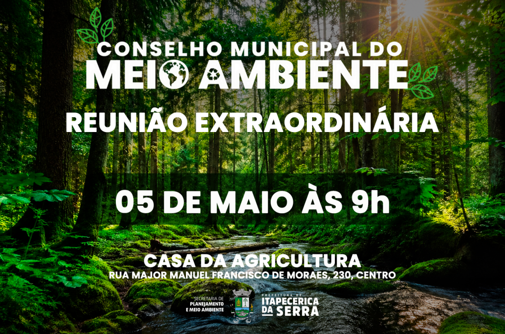Reunião Extraordinária do CMMA