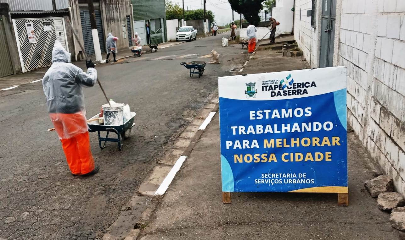 Prefeitura realiza diariamente serviços de manutenção e zeladoria na cidade