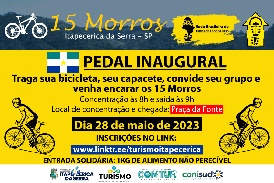 Turismo promove dois eventos ciclísticos no mês de aniversário da cidade