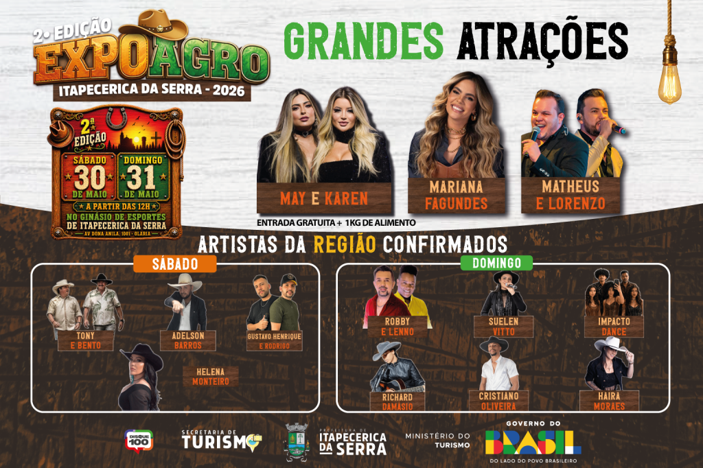 Expoagro Itapecerica da Serra 2026 promete reunir tradição, música e experiências rurais em grande evento no município