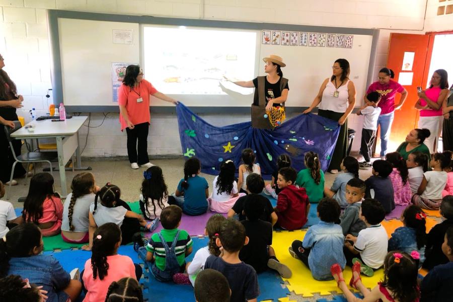 Educação nutricional: alunos da E.M. Samambaia participam de projeto sobre o consumo de peixe