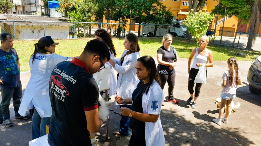 22ª Etapa da Campanha de Vacinação Antirrábica é realizada no Jardim Paraíso