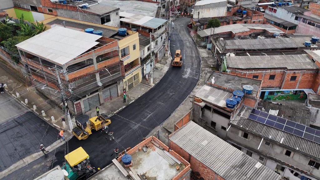 Prefeitura conclui recapeamento na avenida Presidente Getúlio Vargas - Jardim Analândia