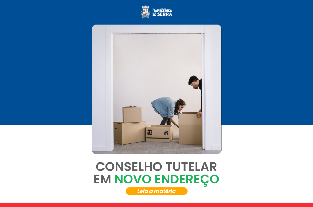 Comunicado de Mudança de Endereço do Conselho Tutelar