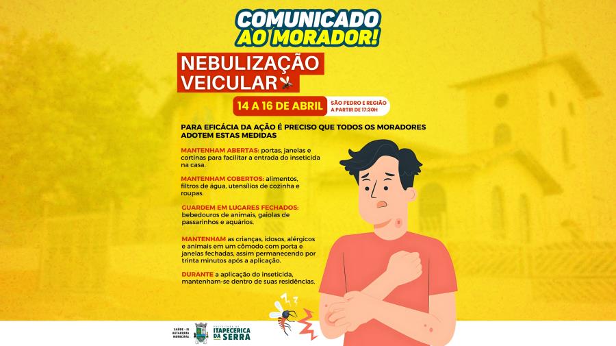 Combate à Dengue: Prefeitura inicia Nebulização Veicular no São Pedro
