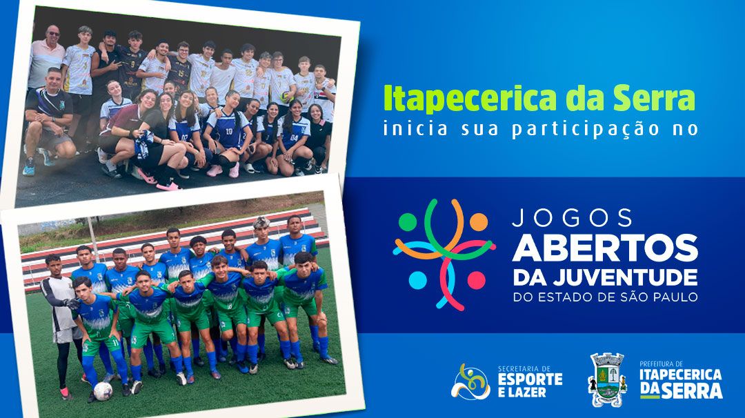 Atletas de Itapecerica da Serra estreiam na 40ª edição dos Jogos Abertos da Juventude