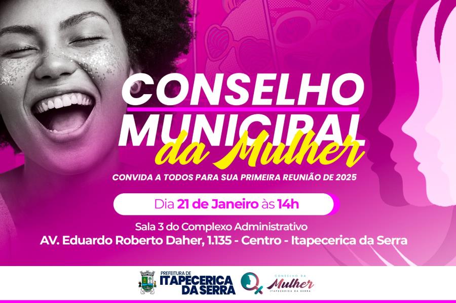 Conselho Municipal da Mulher realiza 1ª Reunião Ordinária de 2025